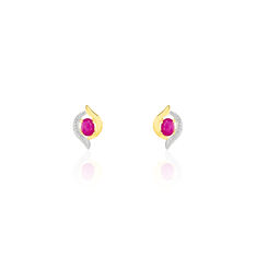 Ruby Boucles d'oreilles Profond Rouge Vif corindon Facette Coeur simple Gouttes Or 14k Sterling Ruby Boucles d'oreilles Profond Rouge Vif corindon Facette Coeur simple Gouttes Or 14k Sterling